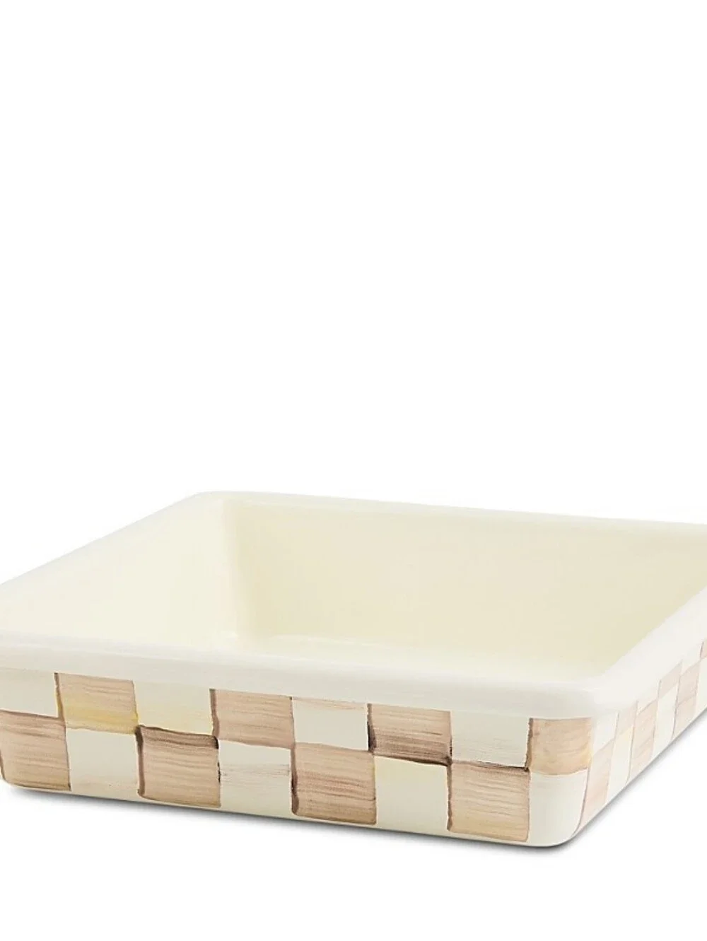 MACKENZIE-CHILDS Enamel Square Baking Pan for Oven, Square Oven Pan, 8